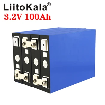 LiitoKala 3.2 v 100Ah LifePo4 baterija ličio 300A 3C didelio nutekėjimo, 