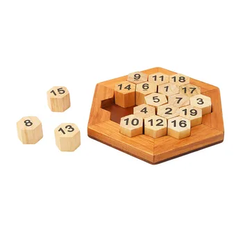 Naujas Klasikinis Medinis Matematikos IQ Žaidimas Žaislas Proto Smegenų Kibinimas Mediniai Galvosūkiai Vaikams Dovanos Vaikams Suaugusiųjų Švietimo Klasikinis Žaislas