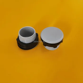 100vnt 22mm mouning hole plastikiniai skylių kaiščius mygtukas jungiklis skydelis žvakės skylės skydo plug pilkos spalvos
