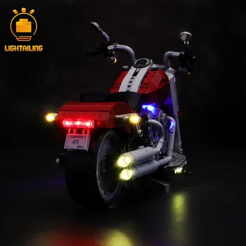 LIGHTAILING LED Šviesos Rinkinys 10269 Kūrėjas Ekspertų Harley Davidson Fat Boy Apšvietimo Rinkinys (neįeina Modelis)