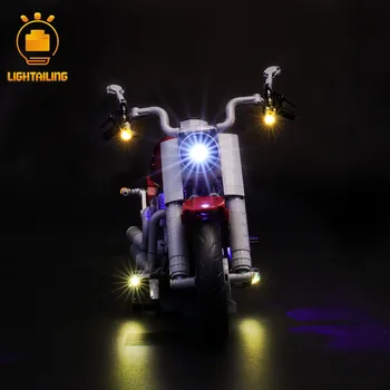 LIGHTAILING LED Šviesos Rinkinys 10269 Kūrėjas Ekspertų Harley Davidson Fat Boy Apšvietimo Rinkinys (neįeina Modelis)