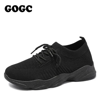 GOGC kvėpuojantis akių sneaker moterų laisvalaikio sneaker sportiniai bateliai 2021 m. pavasario vasaros nėriniai moterų batai chaussures femme G692