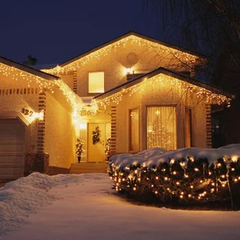 5m 96Leds LED Užuolaidų Varveklis Styginių Šviesos 220V Kalėdinė Girlianda LED Faiy Kalėdos Šalis Sodo Etape Lauko Dekoratyvinės Šviesos