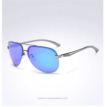 Aliuminio, magnio, Poliarizuota Akiniai nuo saulės nauja gafas vyrų vairavimo Saulės Akiniai klasikiniai akiniai Oculos su originalo langelyje