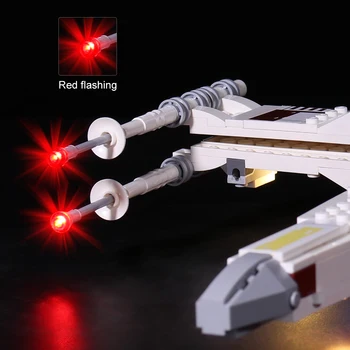LED Šviesos Rinkinys Karai Luko Skywalker ' s X-Wing Fighter Apšvietimo Nustatyti 75301( neapima Lego Rinkinys )