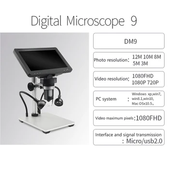 Skaitmeninės Mikroskopų Litavimo 1080P Litavimas, Mikroskopai, Telefono Remontas Žiūrėti 1200/1000X USB Profesinės Mikroskopai