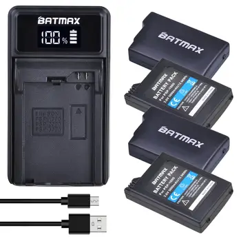 4x 3,6 V Baterija 3600mAh Akkus + LED USB Įkroviklis Sony PSP1000 PSP 1000 PlayStation Portable