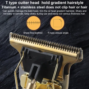Profesionalios Plaukų Žirklės Nustatyti Vyrų Skustuvas 0MM T Plaukų Clipper Elektrinis Skustuvas, Skutimosi Kirpykla Plaukų Pjovimo Staklės Barzda Cutter