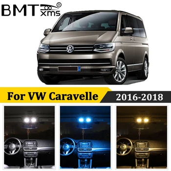 BMTxms 20Pcs Automobilio LED Interjero Žemėlapis Dome Skaitymo Šviesos Rinkinys Canbus Volkswagen VW Transporter Caravelle MK6 T6 2016-2018