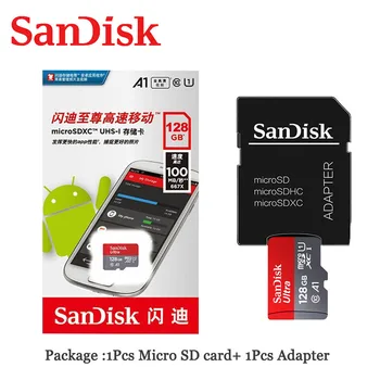 Sandisk Ultra Micro SD 128 GB 64GB 32GB 200GB 256 GB 400GB Atminties Kortelė 16 GB 