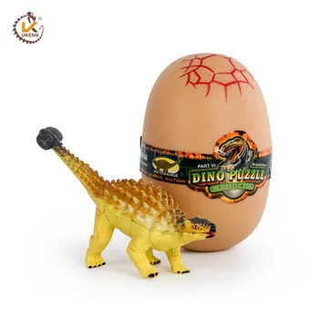 UKENN 4 vnt 3D dinozaurai įspūdį kiaušinių 4766-6 švietimo žaislas labai smagu kadis gyvūnų