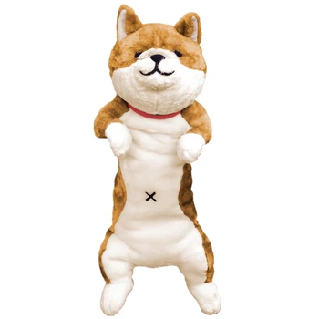 Japonijos Anime Shiba Inu Pliušinis Šuo, Žaislas Milžinišką Gyvūnų, Šunų Lėlės Akita Žaislai Juostelėmis Plauko Pagalvę Vaikams 80cm Draugas