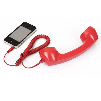 Naujausias Telefono Telefonų Anti-radiacijos Imtuvai mobiliųjų Telefonų 3.5 mm Retro Ragelis Ausinių MIKROFONAS Mikrofonas skirtas IPhone 