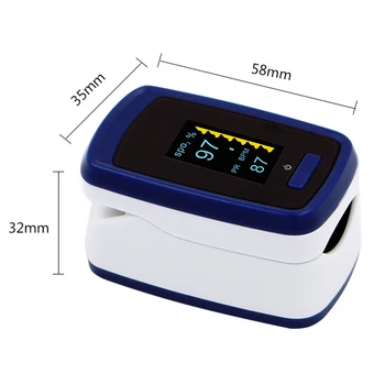Medicinos Piršto Pulse Oximeter SpO2 PR De Dedo Pulso Oximetro Stebėti Piršto Kraujo Deguonies Pulsioximetro OLED Skaitmeninis