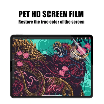 PET HD Ekrano Plėvelė iPad Pro 11 Ultra Clear Screen Protector, Universalus iPad Pro 11 12.9 2018 2020 (Ne Grūdintas Filmas)