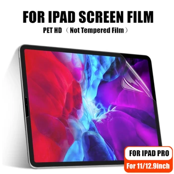 PET HD Ekrano Plėvelė iPad Pro 11 Ultra Clear Screen Protector, Universalus iPad Pro 11 12.9 2018 2020 (Ne Grūdintas Filmas)