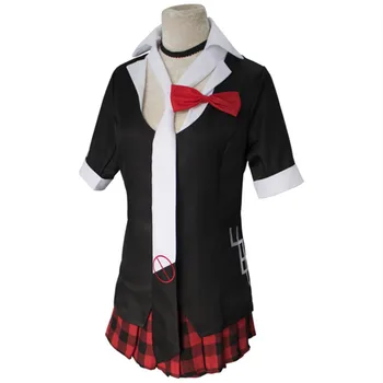 Anime DanganRonpa Enoshima Junko Cosplay Kostiumas Pilnas Komplektas Zentai Vienodas Mergina Mokykloje Sailor Kostiumas