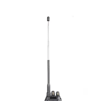 Lazdelė teleskopinė įgyti Antena Baofeng walkie talkie per Dviguba Juosta UHF Nešiojamų Radijo UV-5R BF-888S UV-5RE UV-82