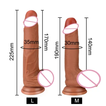 OLO Super didelis Didelis Penis Su Siurbimo Taurės Moterų Masturbacija Užpakalis Analinis Kaištis Oda atrodo Tikroviškas Dildo Sekso Žaislai Moteris