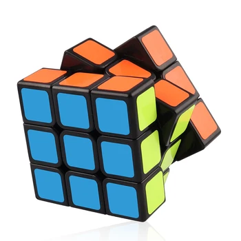 D-FantiX Shengshou Chuanqi 3x3 Greitis Cube Black Sklandžiai Magic Cube Švietimo Galvosūkiai, Žaislai Vaikams, Suaugusiems