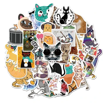 Animacinių filmų Stiliaus Mielas Naminių Kačių Lipdukas, Skirtas 