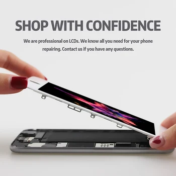 PINZHENG Kokybės Ekranas LCD iPhone 6 6S Plus Ekranas Touch 