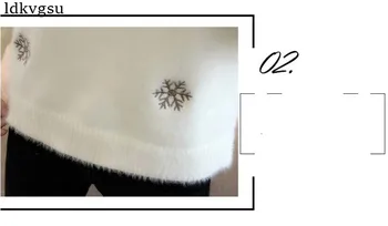 2020 m., NAUJA Rudens Žiemos Džemperis Large Dydis Moterų korėjos Pusę-aukštos Apykaklės, Stori Megztiniai Moterims, Puloveriai V255