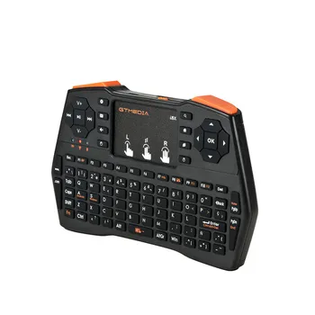 Spainish NAUJAS Gtmedia Apšvietimu i8X Plius Mini Wireless Keyboard 2,4 ghz Oro Pelė su Touchpad Nuotolinio Valdymo Android TV Box PC