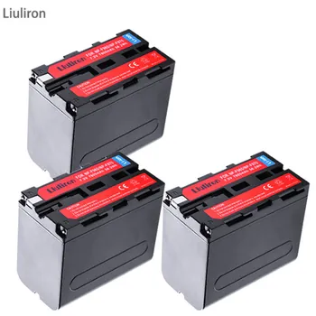 4x bateria NP-F970 NP F970 NP-F960 NP F960 F970 Baterija + LCD greičiau Dual USB Įkroviklis SONY F960 F550 F970 F570 CCD-RV100