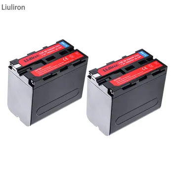 4x bateria NP-F970 NP F970 NP-F960 NP F960 F970 Baterija + LCD greičiau Dual USB Įkroviklis SONY F960 F550 F970 F570 CCD-RV100