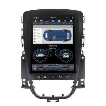 Android 9.0 Tesla Stiliaus Automobilio Radijo Vertikalaus Ekrano, Excelle XT/GT, ASTRA J 2006-2016 GPS Navigacijos Diktofonas Multimedia Player