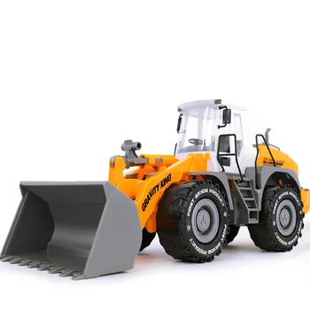 1:22 Buldozerių Modeliams Žaislas Didelis ABS Diecast Žaislai Kasimo Žaislai Modelio Ūkio Traktorių, Sunkvežimių Inžinerijos Transporto priemonių Berniukas Vaikams Dovanos