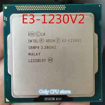 Nemokamas pristatymas Intel CPU E3-1230V2 CPU 3.30 GHz LGA 1155 8MB Quad-core E3-1230 V2 procesorius 8M