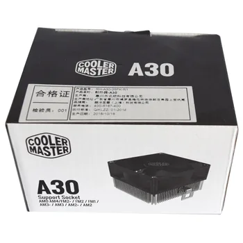 Cooler Master A30 MINI CPU Aušintuvo Mažas 3Pin 80mm Ventiliatorius Silent Tinka AMD AM4 AM3 AM3 + AM2 AM2 + FM2 FM2 + FM1