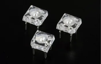 Vanduo skaidrus 850nm 5mm Superflux Infraraudonųjų spindulių LED Diodas, Piranha infraraudonųjų spindulių led 1.1-1.3 v 20 ma