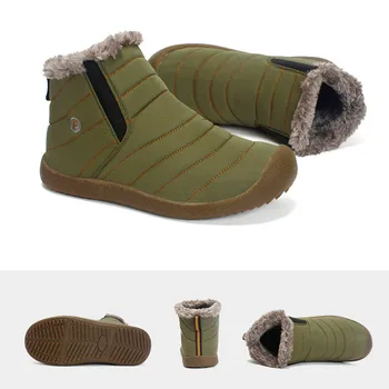 Naujas Pliušinis Pora batai 2020 Nauji Sniego Batai Moterims, Didelis Vandeniui Sporto Atsitiktinis Vyrų batai selerių Žieminiai batai Batai