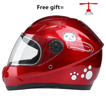 Mada Vaikams, variklio šalmas, saugos visą veidą motociklo šalmas vaikams Electromobile casque kasko capacete 2-9 metai