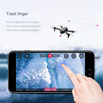 Geriausias Mini Drone XT6 4K 1080P HD Kamera, WiFi Fpv Oro Slėgio Aukščio Laikyti Sulankstomas Quadcopter RC Drone Vaikas Žaislą Dovanų