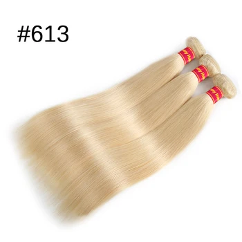 Tiesiai Brazilijos Žmogaus Plaukų Audimo Pluoštas 99J 27 30 Raudonos Burg 613 Blond Pigūs Remy Plaukų Ataudų Pratęsimo Moterų Dvigubo Tempimo