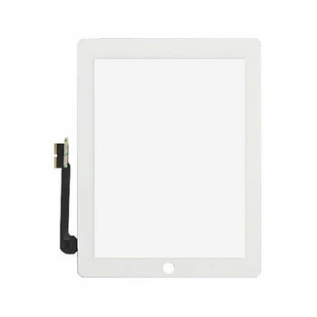 Klasės AAA+ Naujas Touch Screen iPad 3 A1416 A1430 A1403 iPad 4 A1458 A1459 A1460 LCD Išorinis skaitmeninis keitiklis Stiklo plokštės Pakeitimas
