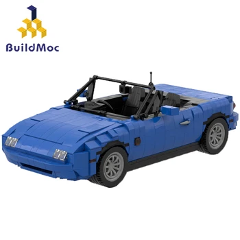 Buildmoc Modernių prekės MX-5 Automobilių Roadster Modelio Rinkinio SS-27076 Pastato Blokus, Plytas, Vaikams, Žaislai Tinka Lepining įrangos pardavimas, biuro įrangos RC AUTOMOBILIŲ