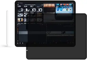 Privatumo Filtras Grūdinto Stiklo Plėvelė Anti Spy Shield Screen Protector for iPad 4 Oro 4th Gen 