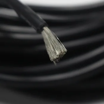 EClyxun 1Meter 6AWG Silikoninė viela 6 AWG 6# silikagelio laidai Dirigentas 3200/0.08 mm AWG 6 aukštos temperatūros konservų vario kabelis