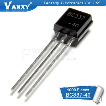 1000PCS BC337-40 TO92 SU BC337-92 NPN bendras tikslas tranzistorius naujos ir originalios IC