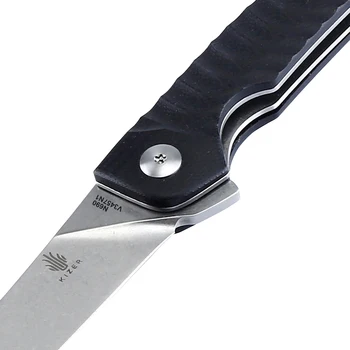 Kizer sulankstomas peilis Rakštis V3457N1 edc peilis essencial kempingas medžioklės peilis aukštos kokybės rankiniai įrankiai
