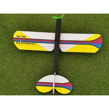 Pradedantysis Elektros Dragonfly 700mm Sparnų Vieno Sparno Mokymo Modelis Pastato RC Lėktuvo Rinkinio Versija Lauko Žaislus Vaikams