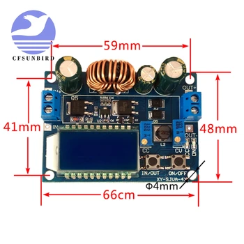 CFsunbird slėgio Kėlimo modulis pastovaus slėgio nuolatinės srovės skystųjų kristalų LCD skaitmeninis ekranas voltmeter srovės matuoklis