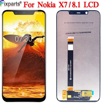 Naujas Patikrintas Nokia X7 LCD TP-1119 TA-1121TA-1128 TA-1131 Jutiklinis Ekranas skaitmeninis keitiklis Asamblėjos Pakeitimo 