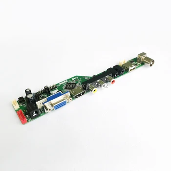 Už N150X3-L01/L03/L05/L07/L08/L09/L0A 1CCFL signalas analoginis LVDS 30-Pin TV Nuotolinio USB+VGA+AV 1024*768 LCD kontrolės valdyba rinkinys