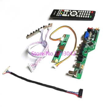 Už N150X3-L01/L03/L05/L07/L08/L09/L0A 1CCFL signalas analoginis LVDS 30-Pin TV Nuotolinio USB+VGA+AV 1024*768 LCD kontrolės valdyba rinkinys